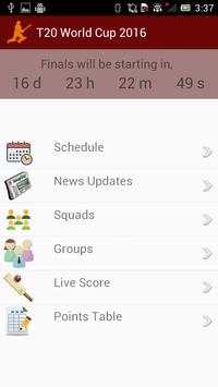 T20 World Cup 2016 screenshot 1