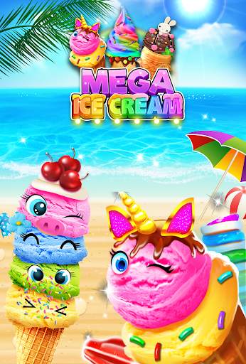 Mega Ice Cream Popsicles Maker & Ice Cream Games screenshot 1