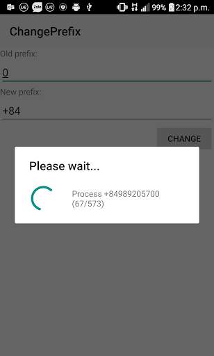 Change prefix number screenshot 3