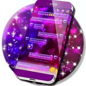 Tema SMS di cuori romantici icon
