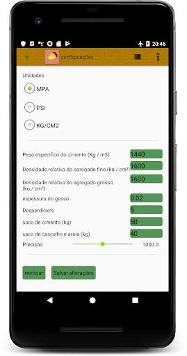 Concreto dosage screenshot 6