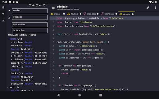 Acode - code editor | FOSS 11 تصوير الشاشة