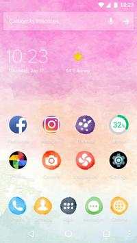Color Phone Theme - Water Color screenshot 1