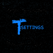 Settings for Twitter icon