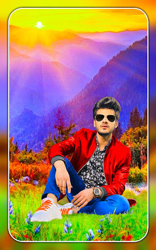 Mountain photo edit hill frame screenshot 5
