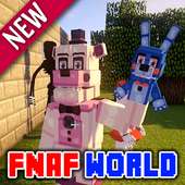 FNAF Minecraft World logo