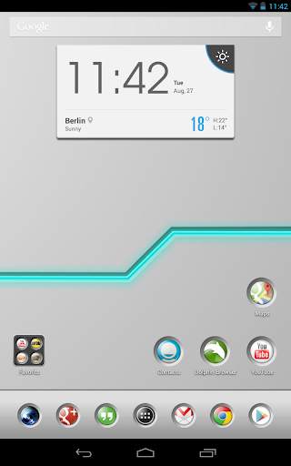 Button Theme 4 Apex Launcher screenshot 1