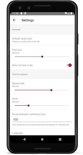 Talker (text-to-speech notes) screenshot 4