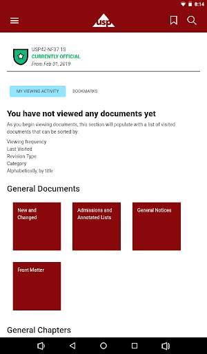 USP-NF Mobile screenshot 3