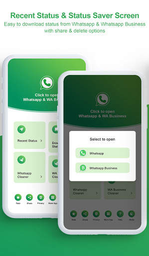 Status Saver - Pic/Video Saver & cleaner screenshot 1