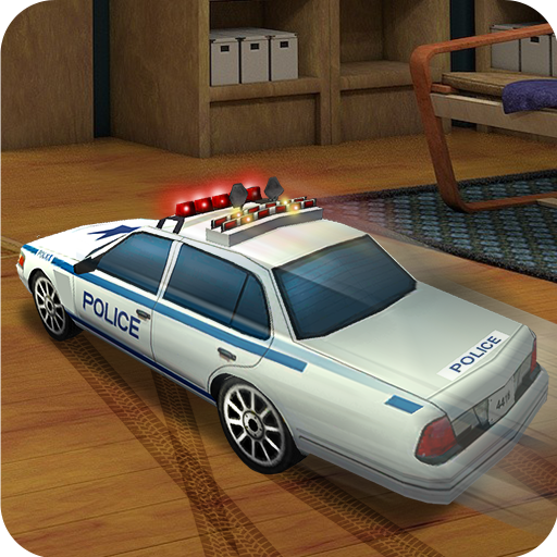 Drive Police Car House 3D icon