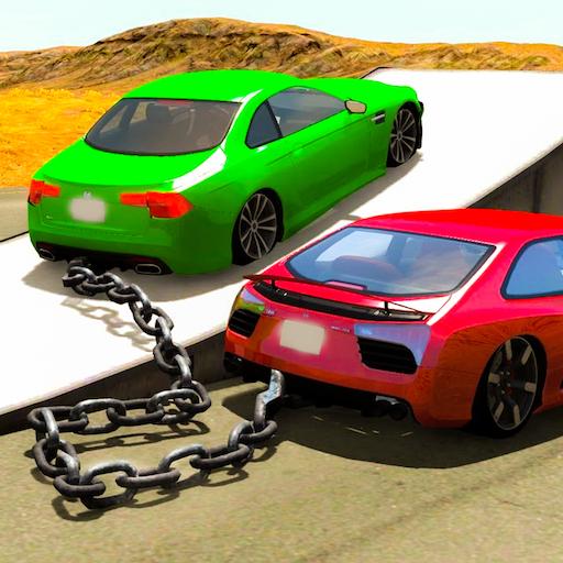 Extreme Chained Car Driving Simulator : 2019 Games icon