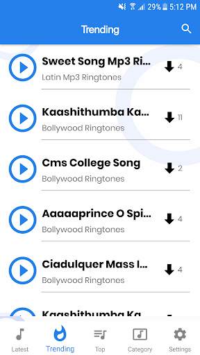 Ringtones Fans скриншот 2