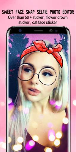 Sweet Face Snap Selfie Photo Camera Editor screenshot 1