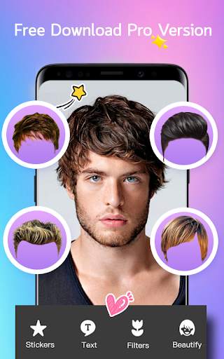 Men Hairstyles Changer screenshot 1