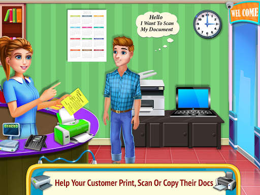 Printer Machine & Scanner Learning Simulator screenshot 3