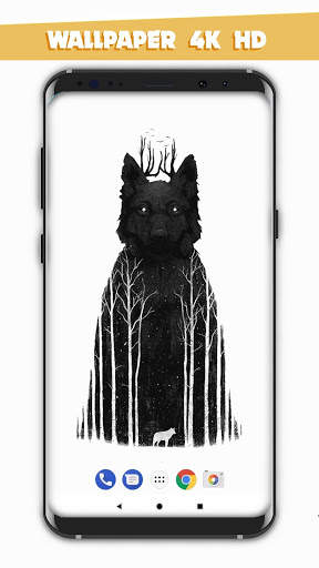 Wolf  Wallpaper Free 2020 HD - 4K 🐺 screenshot 8