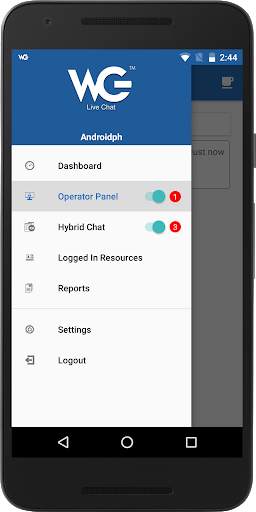 WG Live Chat Software स्क्रीनशॉट 2