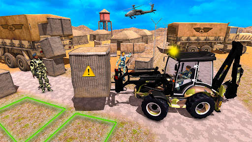 Army JCB Game Excavator Crane screenshot 1