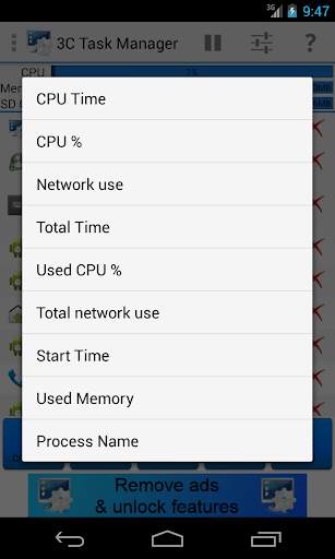 3C Task Manager 6 تصوير الشاشة