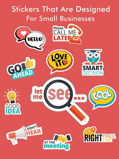 Business Chats Stickers - WAStickerApps screenshot 6