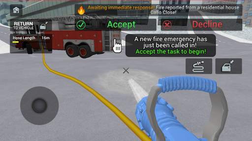 Fire Truck Driving Simulator screenshot 25