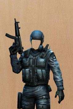 SWAT Man Photo Suit 4 تصوير الشاشة