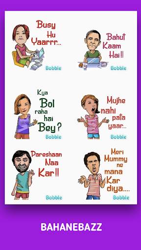 Hindi Stickers for WhatsApp - WAStickerApps screenshot 3