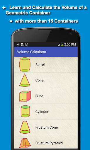 Volume Calculator screenshot 1