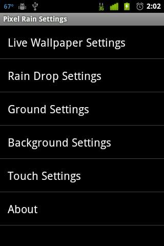 Pixel Rain Live Wallpaper screenshot 6