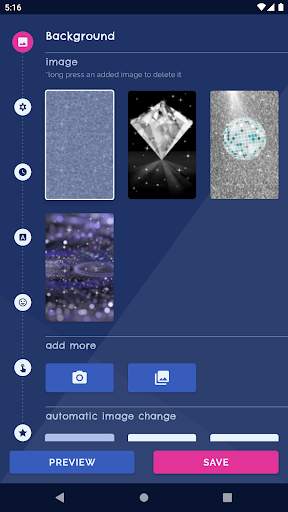 Sparkle Gold Live Wallpaper screenshot 1