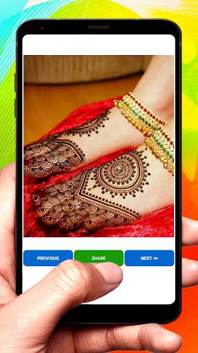 Foot Feet Leg Mehndi Designs Idea screenshot 4