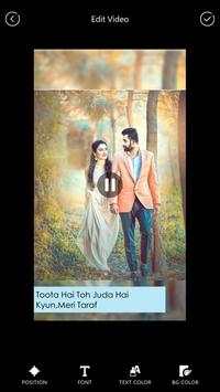 MyPic Lyrical Full Screen Video Maker With Music screenshot 5
