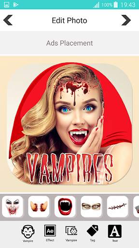 Vampire Face Maker screenshot 1