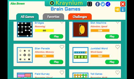 Kraynium Brain Games screenshot 2