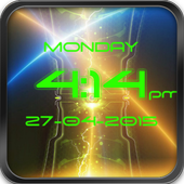 Digital Clock LWP icon