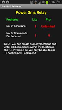 Power Relay SMS Lite screenshot 3