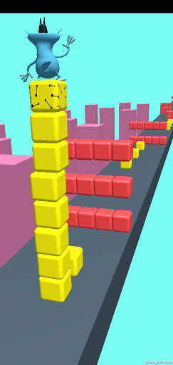 Oggy Stack Cube Surfer screenshot 7
