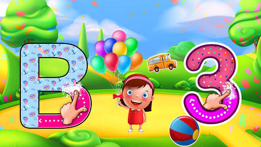Preschool Games - Trace Number and Alphabets screenshot 1