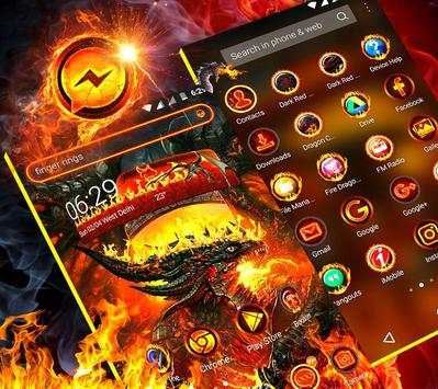 Fire Dragon Anger Theme screenshot 1