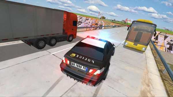Police Car Driving Traffic screenshot 7