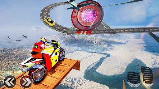 Crazy Bike Driving Simulator : 3D Stunt Game screenshot 1