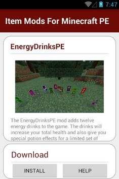 Item Mods For Minecraft PE screenshot 3