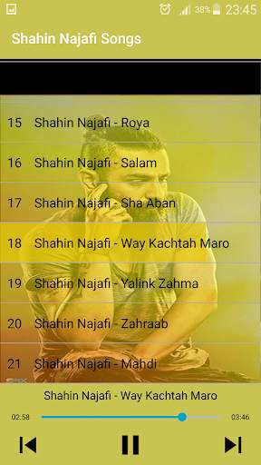 جديد شاهين نجفى بدون اينترنيت -Shahin Najafi Songs screenshot 5