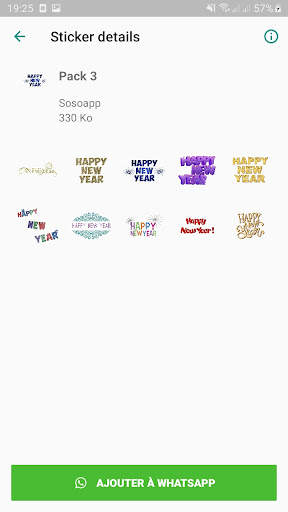 Happy New Year – WAStickerApps screenshot 3