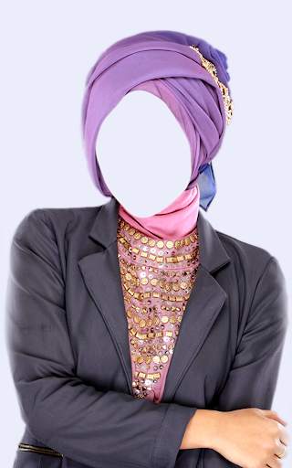 Hijab Women Photo Suit screenshot 1