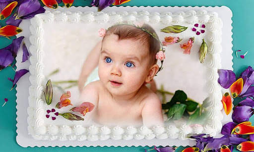 Birthday Cake Photo Frame - Collage Editor screenshot 1