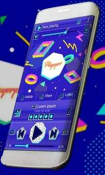 Memphis style Music Player screenshot 1