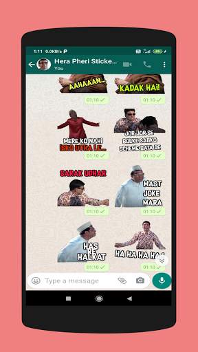 Hera Pheri Stickers For Whatsapp screenshot 3