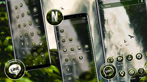 Waterfall Launcher Theme screenshot 4